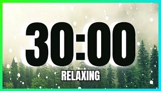 30 Minute Winter Forest Timer With Relaxing Music  CALM - CLASSROOM - PIANO 