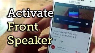 Get Surround Sound from the Front-Facing Speaker on the Samsung Galaxy Note 3 How-To
