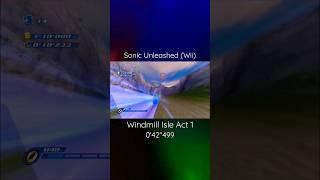 SONIC UNLEASHED WII - APOTOS WINDMILL ISLE ACT 01 - 042499 #shorts #sonic