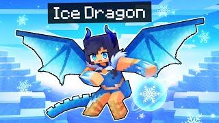 Playing as the ICE DRAGON in Minecraft