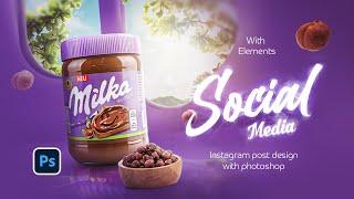 Milka Social Media Design