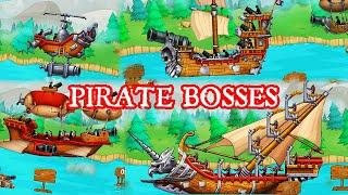 Catapult Defend Castle From Pirates All Boss Rush Level 10-100  Special weapons and abilities