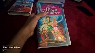 JAMES AND THE GIANT PEACH 1996 VHS AND THE BLACK CAULDRON 1998 VHS REVIEW