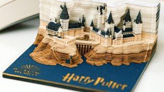 Harry Potter Memo Pad Reveals Hogwarts Castle as You Tear Away Notes