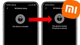 HOW TO RELOCK BOOTLOADER ON XIAOMI POCO OR REDMI DEVICE