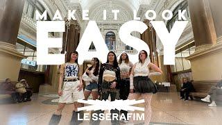 KPOP IN PUBLIC BRUSSELS  ONETAKE LE SSERAFIM 르세라핌 EASY - Dance cover by Move Nation