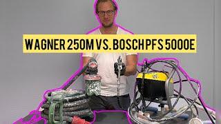 Farbe blasen oder sprühen- Wagner 250M vs. Bosch PFS 5000E - airless vs. airbrush - was ist besser