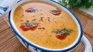 Osmanlı Mutfağından Terbiyeli Mercimek Çorbası  Lentil Soup from the Ottoman Cuisine
