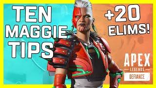 10 Must Know Mad Maggie Tips & A 20 Elim Maggie Game - Apex Legends Season 12 Defiance