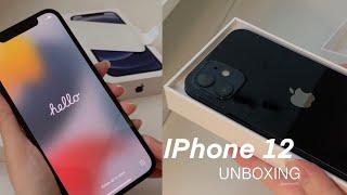 iPhone 12 Unboxing Black 64GB