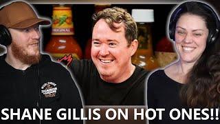 #hotones Shane Gillis Pounds Milk While Eating Spicy Wings REACTION  OB DAVE REACTS