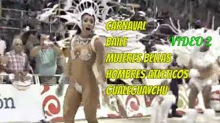 VIDEO 2 Carnaval de Gualeguaychu 2015 bellas mujeres pasistas y hombres esculpidos comparsa Kamarr