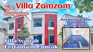 VILLA ZAMZAM TIPE BUNGALOW  Wow Ternyata ini Villa Syariah Pertama di Puncak