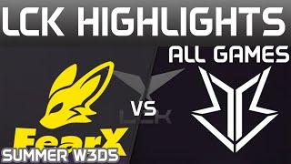 FOX vs BRO Highlights All Games LCK Summer 2024 BNK FearX vs Brion by Onivia