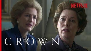 Queen Elizabeth II Meets Margaret Thatcher Full Scene  The Crown