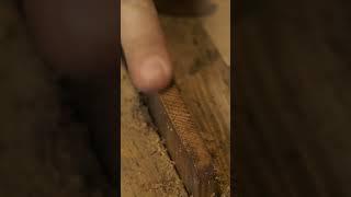 Usually the best solution is to scrape the wood. #craft #wood   #woodworking #restoration