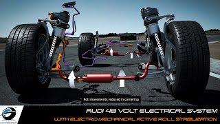 Audi Technology - 48 Volt Electrical System With Electro Mechanical Active Roll Stabilization