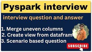 PySpark Interview Questions & Answers  PySpark Interview Questions