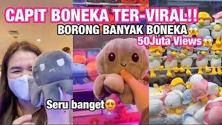 VIDEO TIKTOK CAPIT BONEKA TER-VIRAL SASA NIELSEN MENANG BANYAK BONEKA LUCU