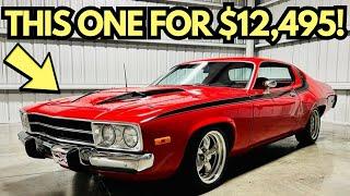 The COOLEST Classic American Muscle Cars For Under $15000