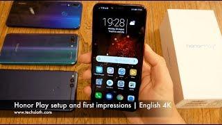 Honor Play setup and first impressions  English 4K