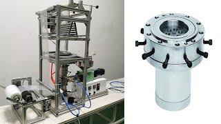 Micro laboratory film blowing machine