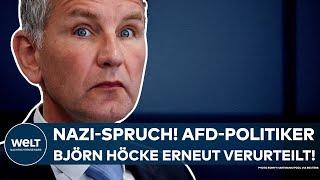 HALLE Verbotener Nazi-Spruch Gericht verurteilt AfD-Politiker Björn Höcke