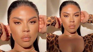 NATURAL BRONZED AND GLOWY MAKEUP TUTORIAL  MAKEUPBYGRISELDA