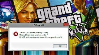 ISDone.dll Error GTA 5  ISDONE.DLL Error Fixed  How To Fix ISDONE.DLL Error While Installing GTA 5