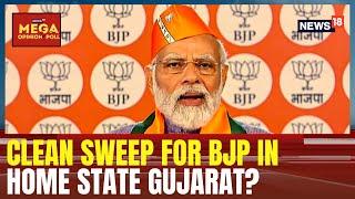 Gujarat  Lok Sabha 2024  News18 Mega Opinion Poll 2626 Predicted for BJP in Gujarat  News18