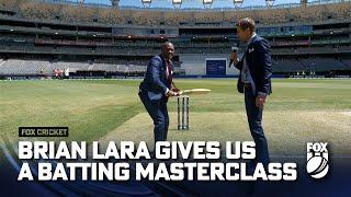 West Indies legend Brian Lara provides a batting masterclass  FOX Cricket