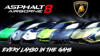 Asphalt 8 Full Lamborghini Showcase Every Car in-game 2022