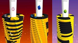 Stack Ball Gameplay  Relaxing Game #stackball @hamcee9182