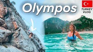 ROCK CLIMBING IN OLYMPOS ‍️ Turkey Backpacking Vlog