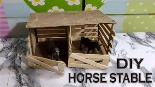 DIY How to make Horse Stable I  House of Farm Animals - Series 2 I Horse Shelter