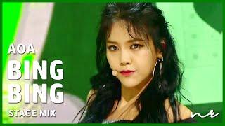 Stage Mix AOA 에이오에이 - Bing Bing 빙빙 교차편집 Live Compilation 1080P60FPS