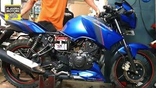 TVS APACHE RTR 160 HYPER EDGE 2 Valve FULL SERVICE -METER SERVICE & HI SPEED REMOVAL TIME SETTING