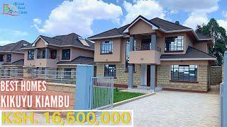 Touring THE NEWEST MANSIONS IN KIKUYU- Kiambu County - Gated Estate with a STYLE