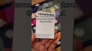 Save the Queen drinking game - Crowning #adultgames #boardgame #crown