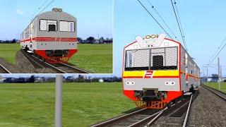 OpenBVE KRL ED101 Rheostatik Stainless + Mild masuk Dipo Depok