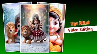 New trending eye blink video editing tutorial  Eye blink video editing