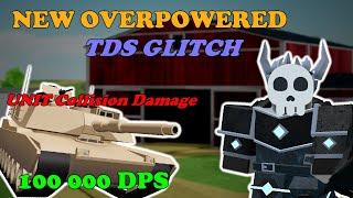 New OVERPOWERED TDS Glitch Explained 100K+ DPS With UNITS  Tower Defense Simulator