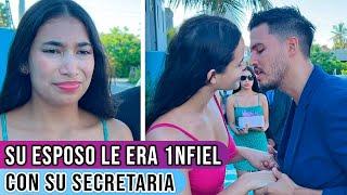 Su esposo le era 1nfiel con su secretaria hasta que paso esto