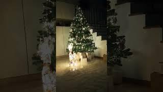 silver christmas decor 2023 #christmas #2023 #christmastree #christmassongs