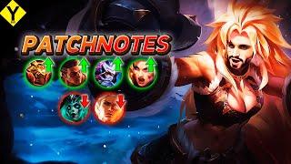 CORRIGIDO BUG FREDRINN BUFF MASHA E PAQUITO - PATCH NOTES