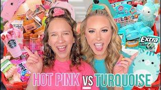 PINK  VS TURQUOISE  TARGET SHOPPING CHALLENGE