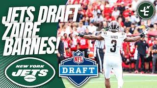 BREAKING Zaire Barnes DRAFTED By The New York Jets  2023 NFL Draft