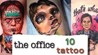 Сериала Офис 10 самых популярных фанатских татуировок  Дуайт Шрут Майкл Скотт Кевин