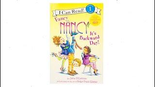 Fancy Nancy Its Backward Day Read Aloud Stories for Toddlers Kids and Children
