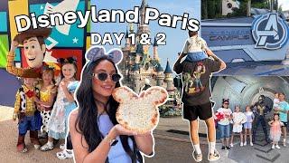 DISNEYLAND PARIS WITH OUR 6 KIDS  Day 1 & 2  Avengers Campus Disneyland Park Parades & Rides